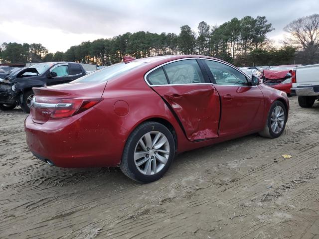 2G4GK5EX7F9158342 - 2015 BUICK REGAL RED photo 3