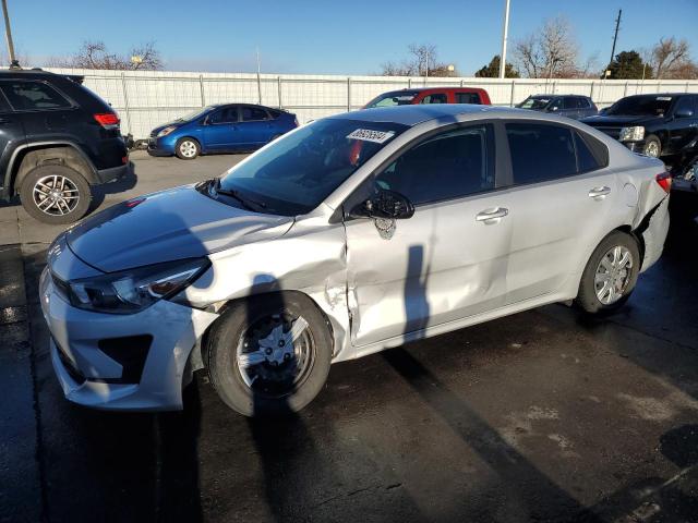 3KPA24AD3NE485871 - 2022 KIA RIO LX SILVER photo 1