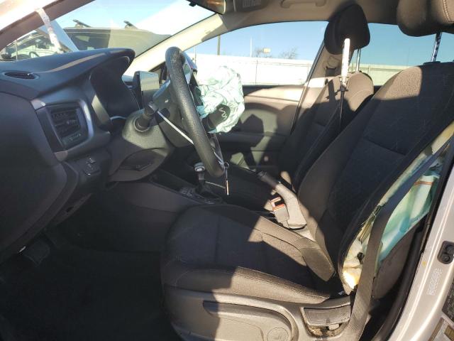 3KPA24AD3NE485871 - 2022 KIA RIO LX SILVER photo 7