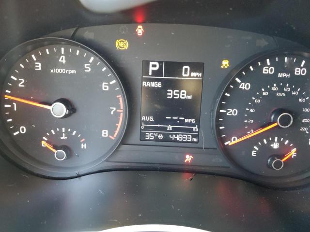 3KPA24AD3NE485871 - 2022 KIA RIO LX SILVER photo 9