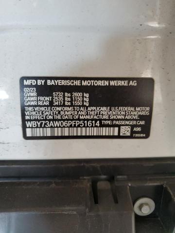 WBY73AW06PFP51614 - 2023 BMW I4 EDRIVE 40 WHITE photo 13