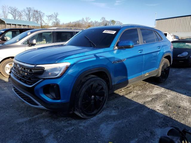 1V2JE2CA5RC214966 - 2024 VOLKSWAGEN ATLAS CROS SE Синій фото 1