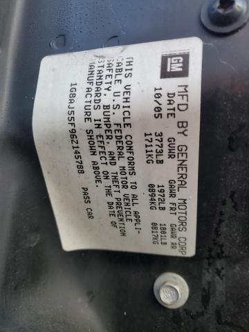 1G8AJ55F96Z145788 - 2006 SATURN ION LEVEL 2 GRAY photo 12