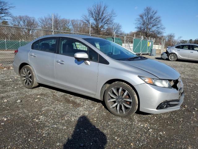 19XFB2F98FE055365 - 2015 HONDA CIVIC EXL ვერცხლისფერი ფოტო 4