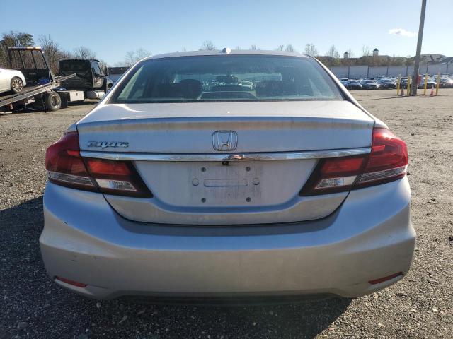 19XFB2F98FE055365 - 2015 HONDA CIVIC EXL ვერცხლისფერი ფოტო 6