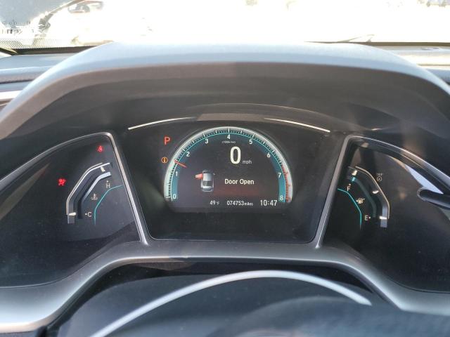 19XFC2F7XJE020203 - 2018 HONDA CIVIC EX BLACK photo 9