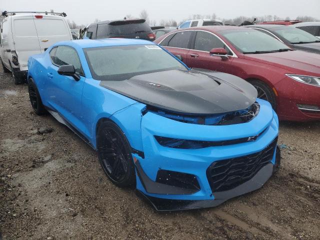 1G1FJ1R69N0128290 - 2022 CHEVROLET CAMARO ZL1 蓝色 照片 4