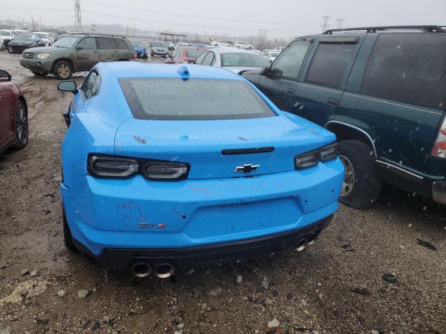 1G1FJ1R69N0128290 - 2022 CHEVROLET CAMARO ZL1 蓝色 照片 6