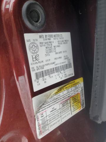 5LMJJ2JT0FEJ02487 - 2015 LINCOLN NAVIGATOR 勃艮第红 照片 13