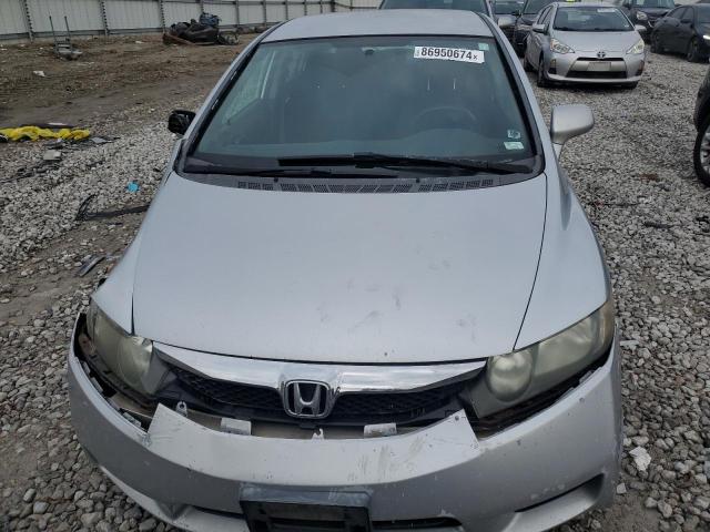 2HGFA16649H316455 - 2009 HONDA CIVIC LX-S ვერცხლისფერი ფოტო 5