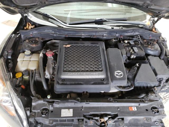 JM1BL1H41A1193543 - 2010 MAZDA SPEED 3 GRAY photo 12