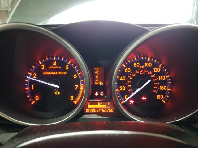 JM1BL1H41A1193543 - 2010 MAZDA SPEED 3 GRAY photo 9