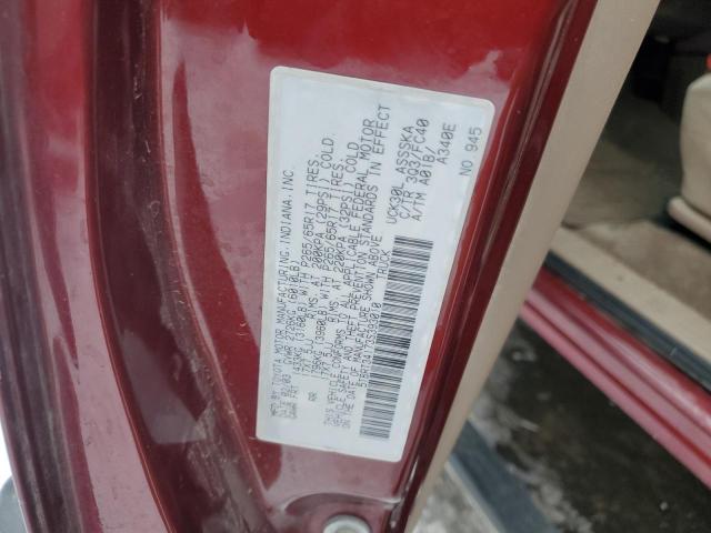 5TBRT34173S393010 - 2003 TOYOTA TUNDRA ACCESS CAB SR5 MAROON photo 12