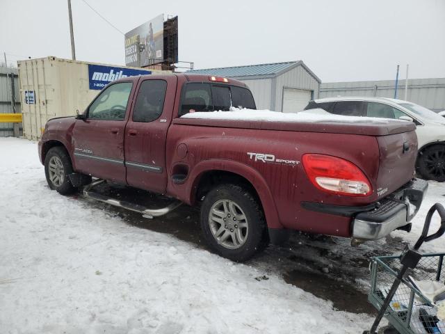 5TBRT34173S393010 - 2003 TOYOTA TUNDRA ACCESS CAB SR5 MAROON photo 2