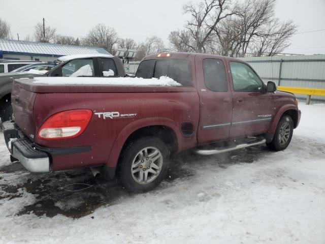 5TBRT34173S393010 - 2003 TOYOTA TUNDRA ACCESS CAB SR5 MAROON photo 3