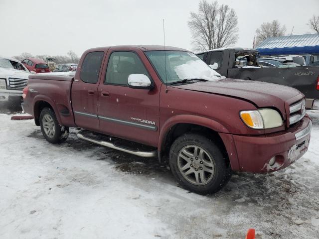 5TBRT34173S393010 - 2003 TOYOTA TUNDRA ACCESS CAB SR5 MAROON photo 4