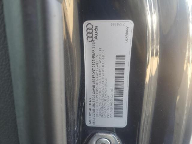 WAUVGAFH9DN001156 - 2013 AUDI S5 PRESTIGE BLACK photo 12