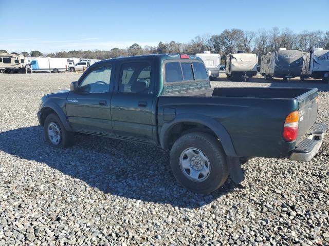 5TEGN92N01Z779270 - 2001 TOYOTA TACOMA DOUBLE CAB PRERUNNER GREEN photo 2