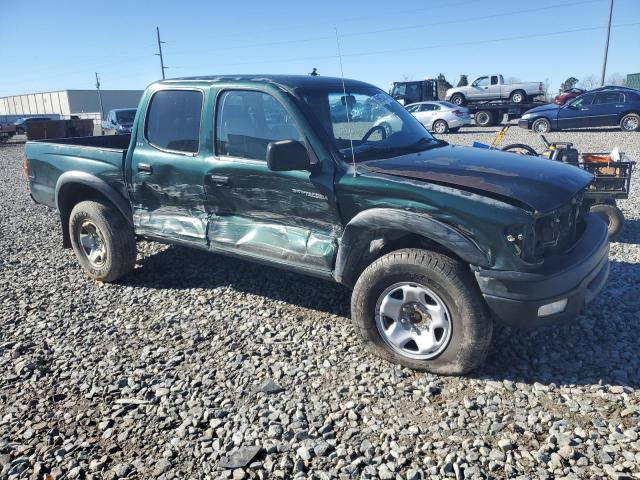 5TEGN92N01Z779270 - 2001 TOYOTA TACOMA DOUBLE CAB PRERUNNER GREEN photo 4