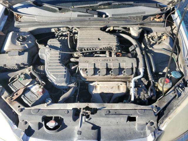 1HGES16305L007156 - 2005 HONDA CIVIC DX VP SILVER photo 11