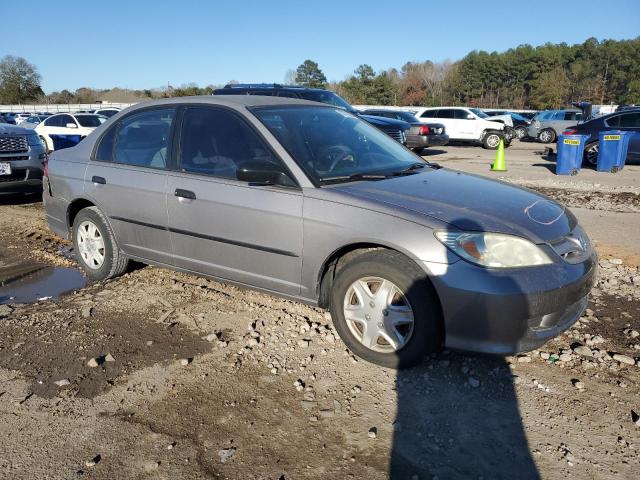 1HGES16305L007156 - 2005 HONDA CIVIC DX VP SILVER photo 4