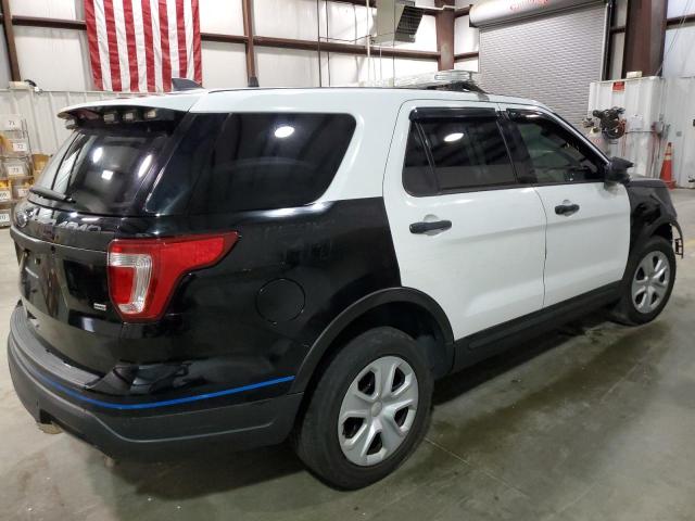 1FM5K8AR4JGB92183 - 2018 FORD EXPLORER POLICE INTERCEPTOR 双色 照片 3