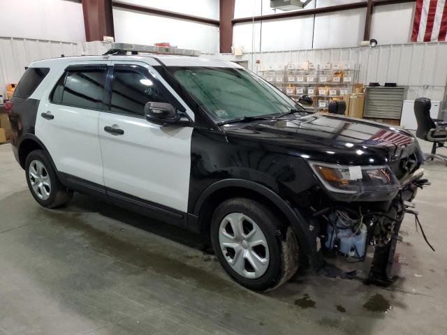 1FM5K8AR4JGB92183 - 2018 FORD EXPLORER POLICE INTERCEPTOR 双色 照片 4