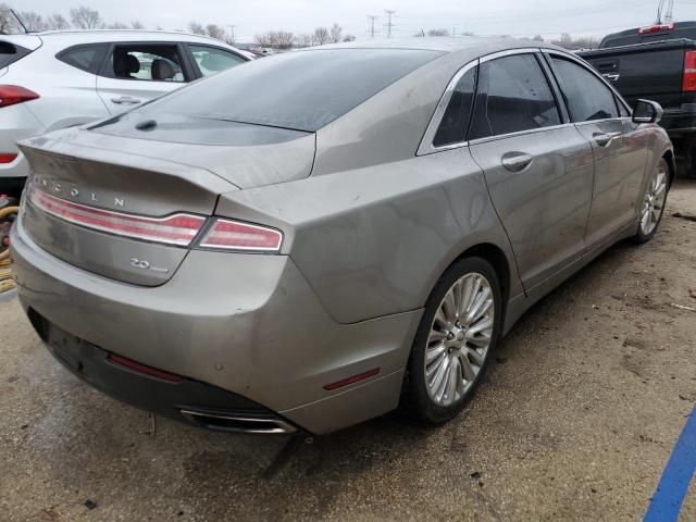 3LN6L2G95FR610496 - 2015 LINCOLN MKZ GRAY photo 3