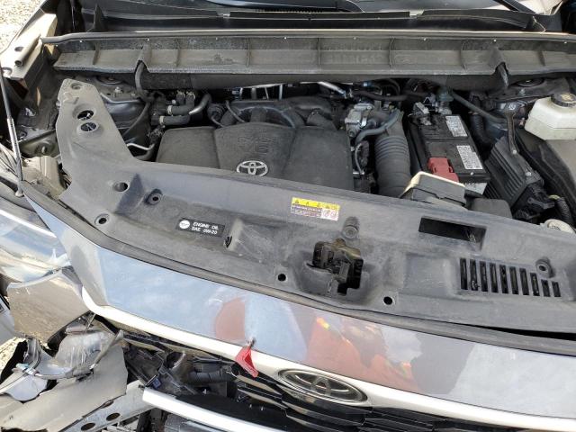 5TDGZRBH1NS571920 - 2022 TOYOTA HIGHLANDER XLE GRAY photo 12