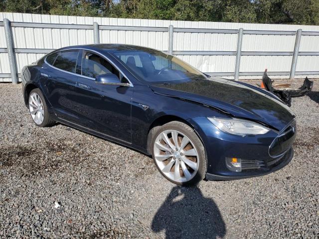 5YJSA1CP0DFP11662 - 2013 TESLA MODEL S Mavi foto 4