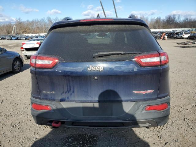 1C4PJMBB6EW285745 - 2014 JEEP CHEROKEE TRAILHAWK BLUE photo 6