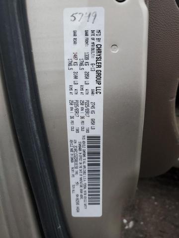 2C4RC1CG2DR818158 - 2013 CHRYSLER TOWN & COU TOURING L GOLD photo 13