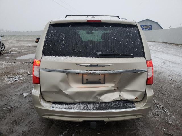2C4RC1CG2DR818158 - 2013 CHRYSLER TOWN & COU TOURING L GOLD photo 6