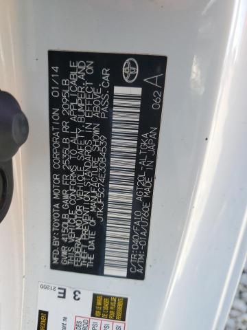 JTKJF5C74E3084539 - 2014 TOYOTA SCION TC أبيض صورة 12