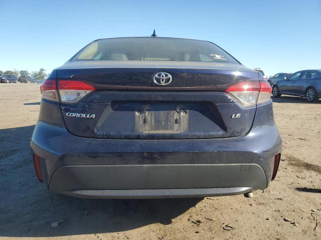 JTDEPRAE5LJ031369 - 2020 TOYOTA COROLLA LE BLUE photo 6