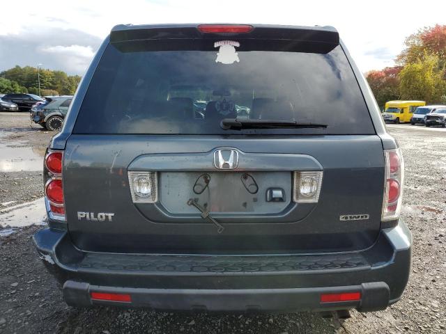 2HKYF18776H515517 - 2006 HONDA PILOT EX Կապույտ լուսանկար 6