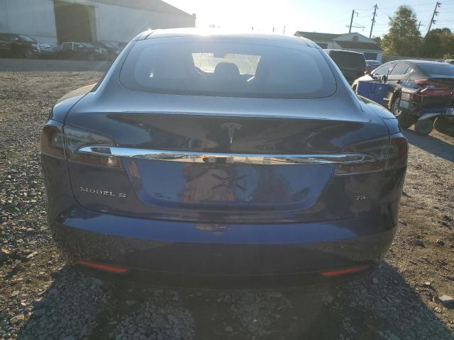 5YJSA1E1XGF156300 - 2016 TESLA MODEL S Կապույտ լուսանկար 6