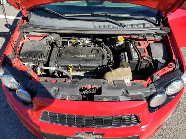 1G1JA6SH7F4195791 - 2015 CHEVROLET SONIC LS RED photo 11