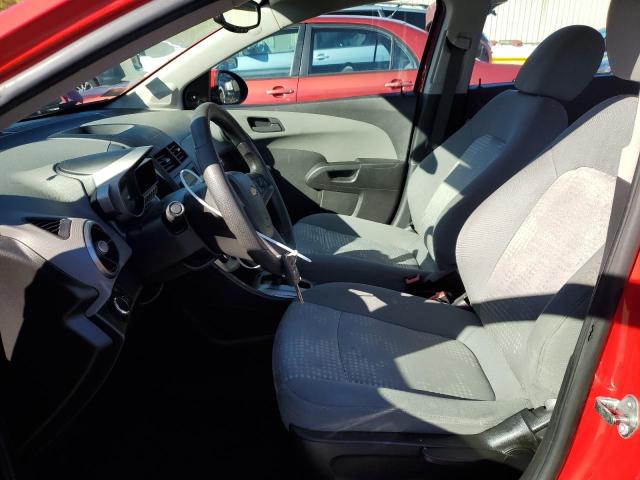1G1JA6SH7F4195791 - 2015 CHEVROLET SONIC LS RED photo 7