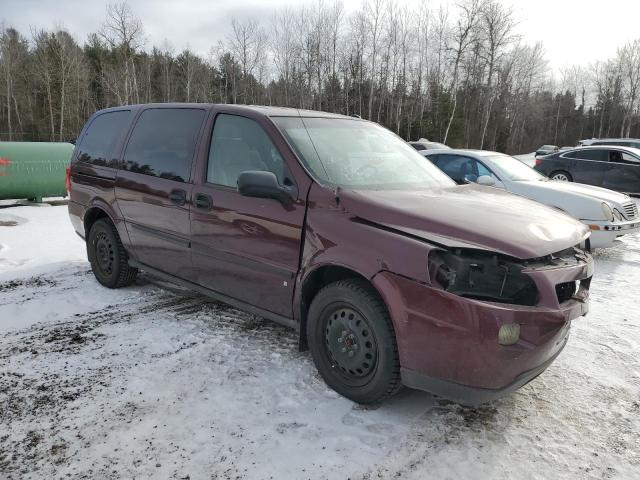 1GNDV23189D108866 - 2009 CHEVROLET UPLANDER LS BURGUNDY photo 4