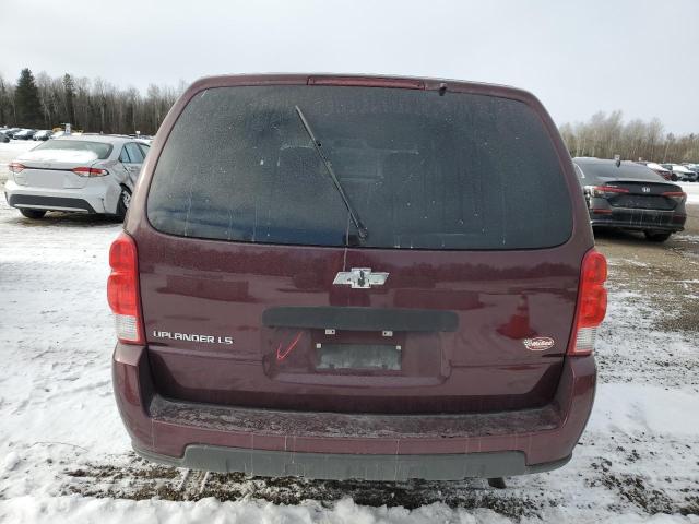 1GNDV23189D108866 - 2009 CHEVROLET UPLANDER LS BURGUNDY photo 6