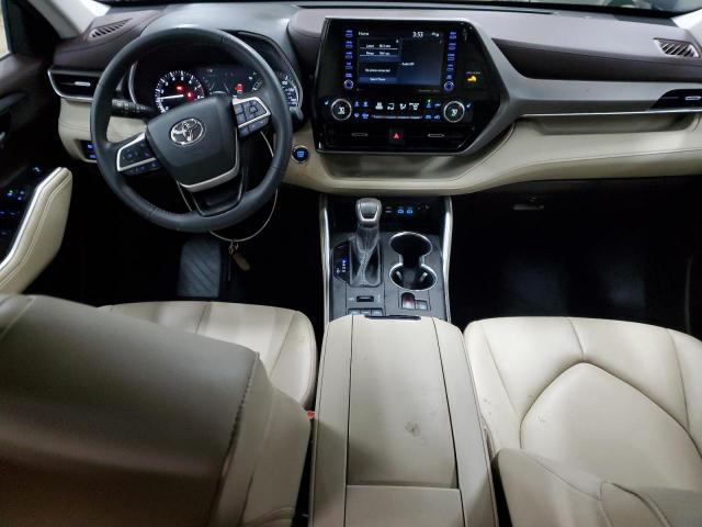 5TDGZRBH1NS213216 - 2022 TOYOTA HIGHLANDER XLE BLACK photo 8