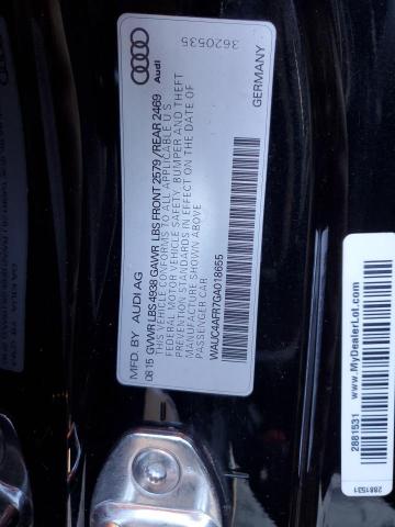 WAUC4AFR7GA018655 - 2016 AUDI S5 PREMIUM PLUS შავი ფოტო 12