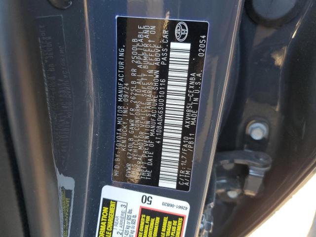 4T1DBADK6SU010116 - 2025 TOYOTA CAMRY XSE CHARCOAL photo 12