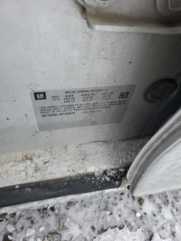 1G11C5SL1EF159073 - 2014 CHEVROLET MALIBU 1LT SILVER photo 12