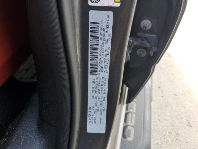 1C6SRFLT4KN743085 - 2019 RAM 1500 REBEL ნაცრისფერი ფოტო 12