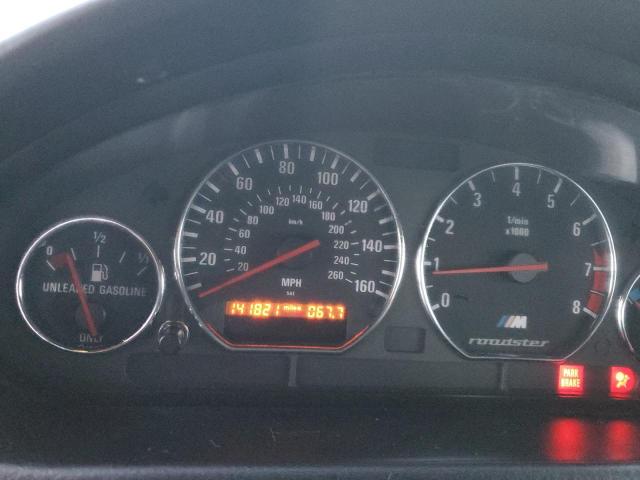 WBSCK9348YLC94103 - 2000 BMW M ROADSTER SILVER photo 9