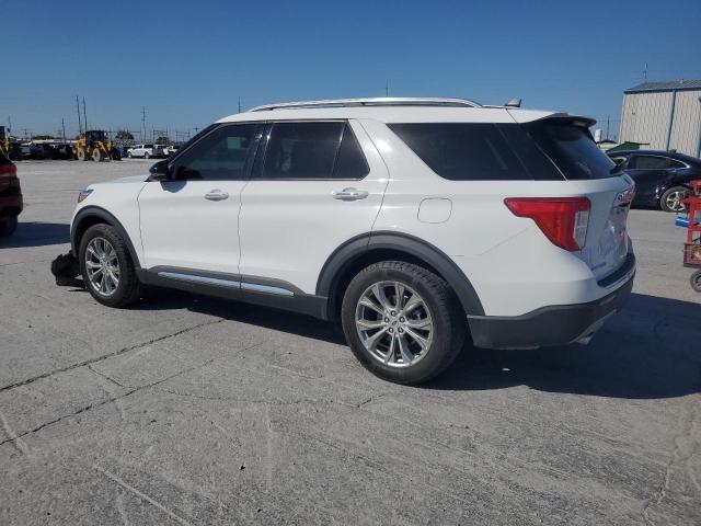 1FMSK7FH0MGB07454 - 2021 FORD EXPLORER LIMITED WHITE photo 2