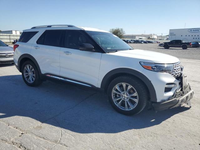 1FMSK7FH0MGB07454 - 2021 FORD EXPLORER LIMITED WHITE photo 4