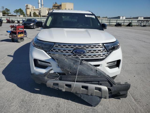 1FMSK7FH0MGB07454 - 2021 FORD EXPLORER LIMITED WHITE photo 5